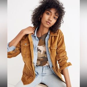 Madewell Oversized Jean Jacket: Corduroy Edition